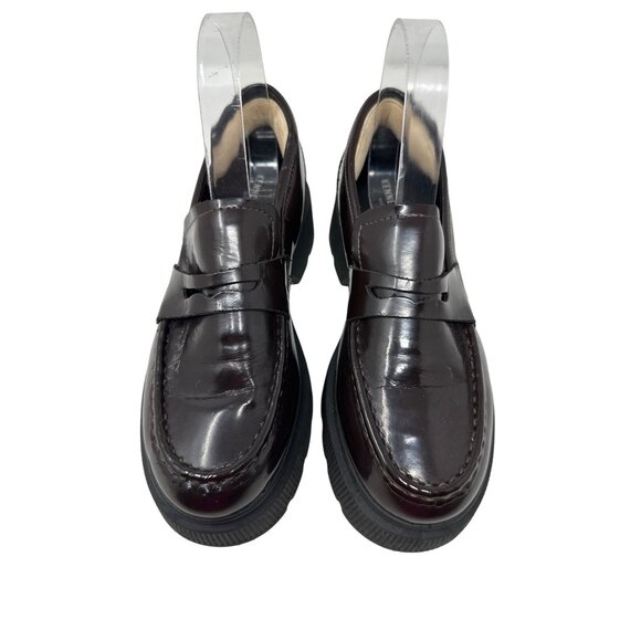 Kenneth Cole Women’s Marge Lug Sole Loafers Color Bordeaux Size 7.5 - Picture 6 of 12